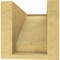 Ekena Millwork 5"W x 10"D x 5"H Wide Burlington Rough Cedar Woodgrain TimberThane Corbel, Primed Tan CORUR05X10X05BURRCPR - alternate 2